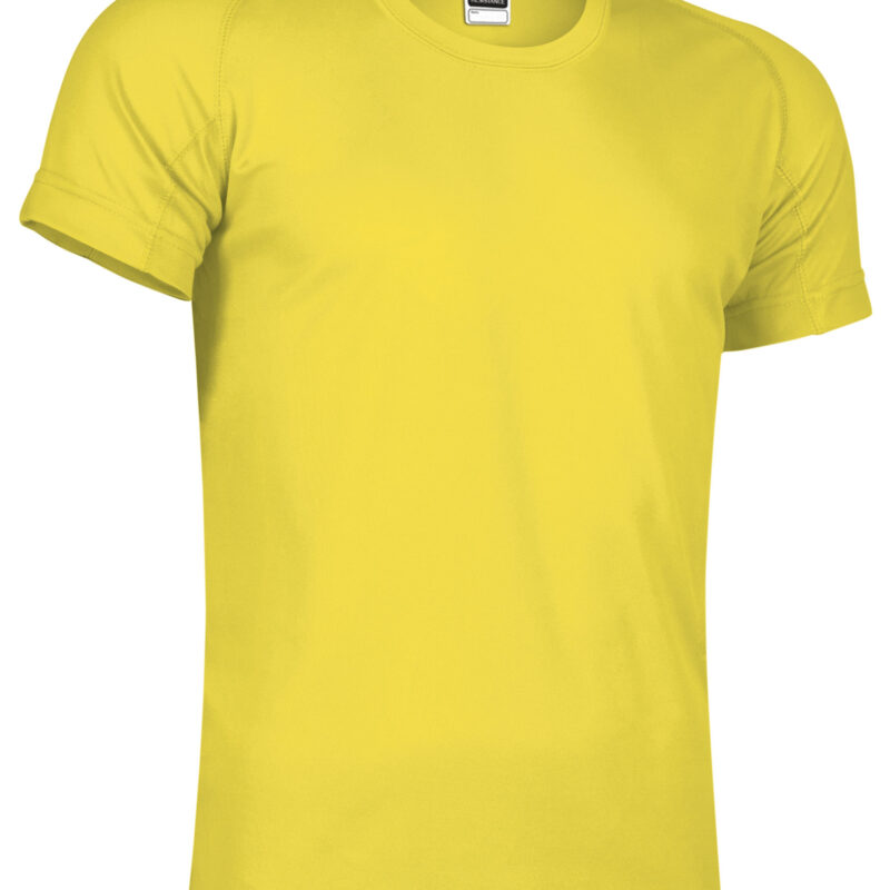 CAVARESAM Τεχνικό T-Shirt RESISTANCE - Κίτρινο λεμονί