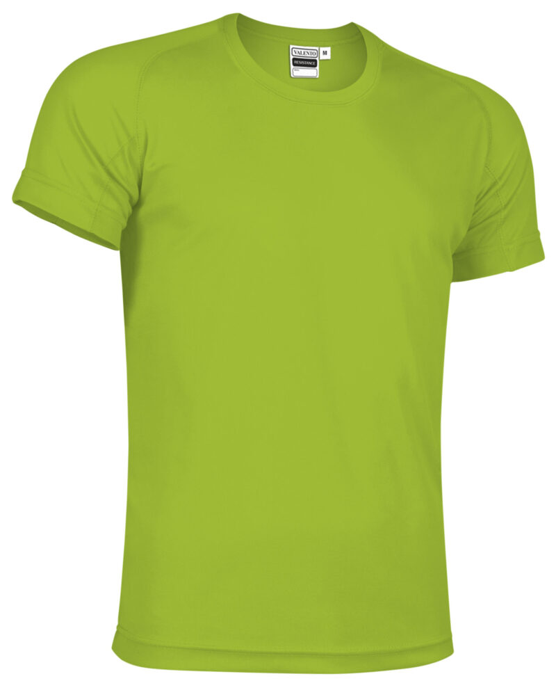 CAVARESVF Τεχνικό T-Shirt RESISTANCE - Fluo Πράσινο