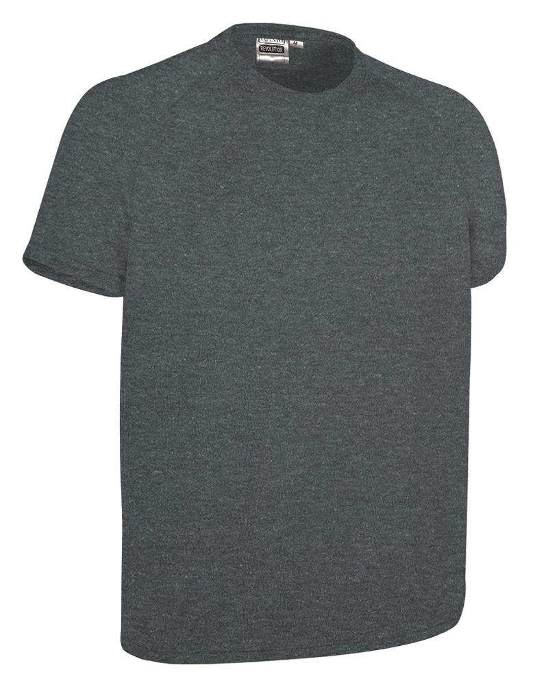 CAVAREVAT Τεχνικό T-Shirt REVOLUTION - Anthracite Μελανζέ