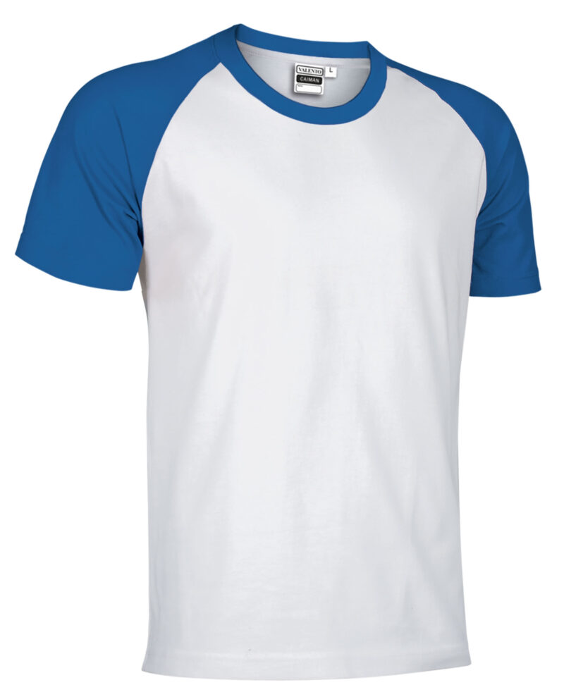 CAVARGCBA T-Shirt CAIMAN - Λευκό-Ρουά Μπλε