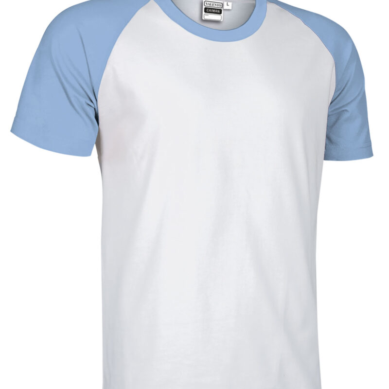 CAVARGCBC T-Shirt CAIMAN - Λευκό-Γαλάζιο Μπλε