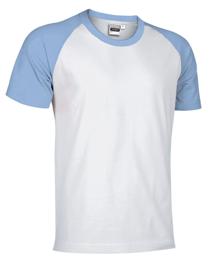 CAVARGCBC T-Shirt CAIMAN - Λευκό-Γαλάζιο Μπλε