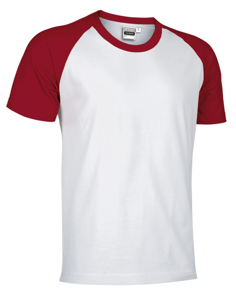 CAVARGCBR T-Shirt CAIMAN - Λευκό-Lotto Κόκκινο