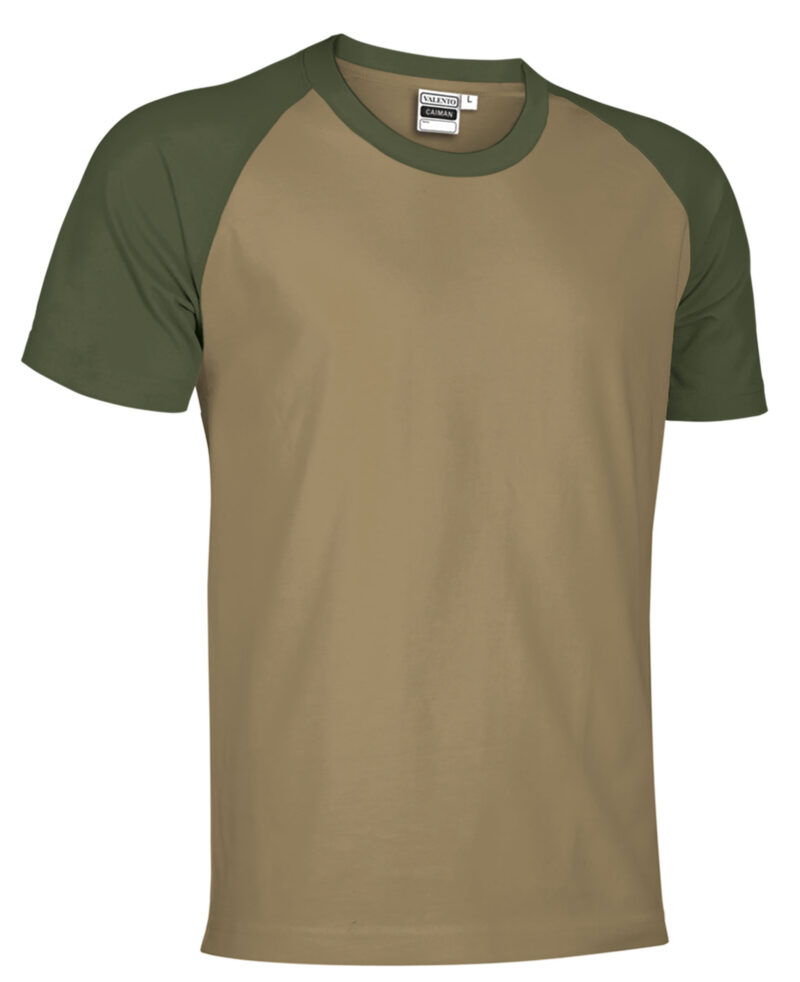 T-Shirt CAIMAN - Camel Καφέ-Χακί Πράσινο