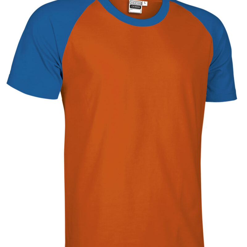 CAVARGCNR T-Shirt CAIMAN - Party Πορτοκαλί-Ρουά Μπλε