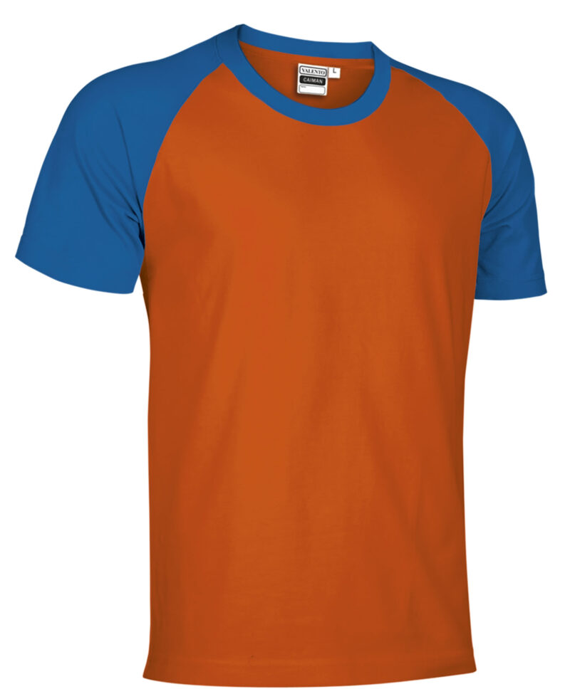 CAVARGCNR T-Shirt CAIMAN - Party Πορτοκαλί-Ρουά Μπλε