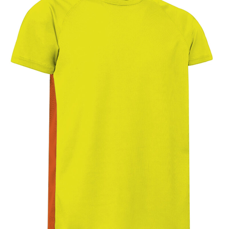 Τεχνικό T-Shirt ROCKSPEED - Fluo Κίτρινο-Fluo Πορτοκαλί