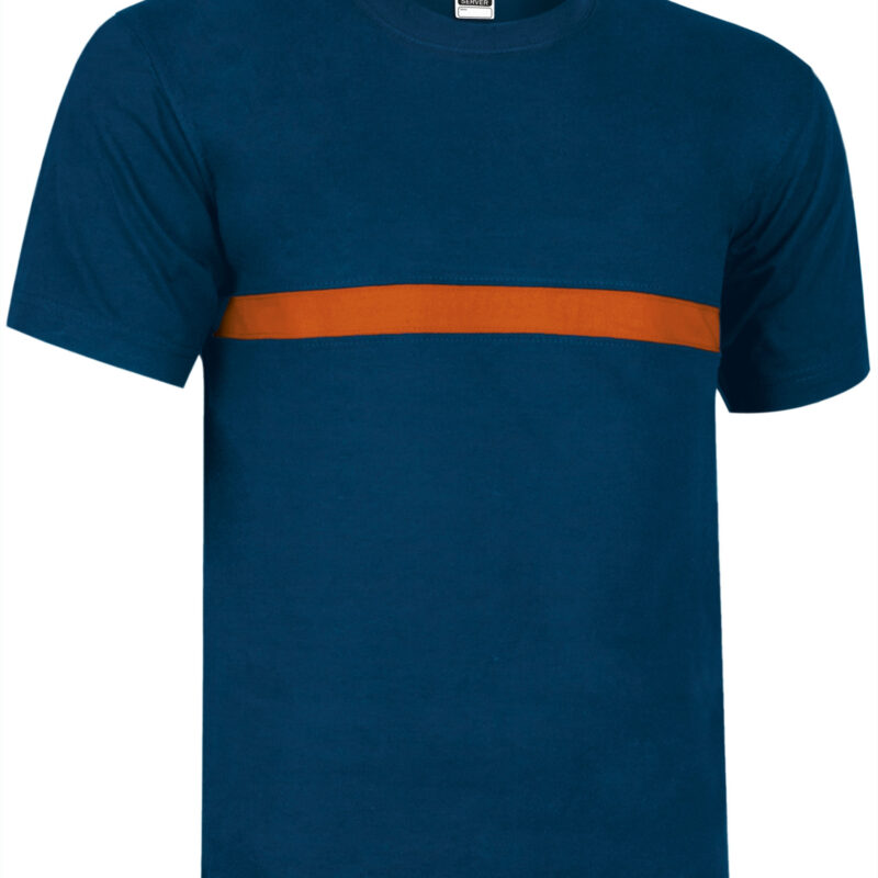 T-Shirt SERVER - Orion Μπλε σκούρο Μπλε-Party Πορτοκαλί
