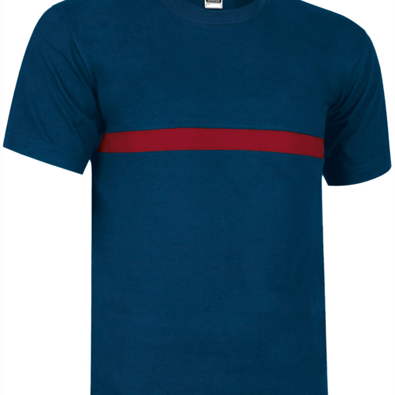 T-Shirt SERVER - Orion Μπλε σκούρο Μπλε-Lotto Κόκκινο