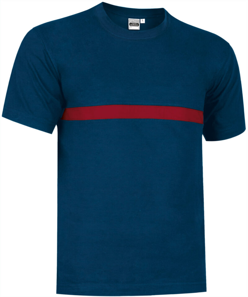 CAVASECMR T-Shirt SERVER - Orion Μπλε σκούρο Μπλε-Lotto Κόκκινο