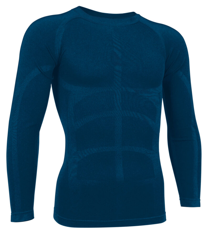 CAVASKYMR Μακρυμάνικο Stretchy Base Layer T-Shirt SKYNET - Μπλε navy Orion