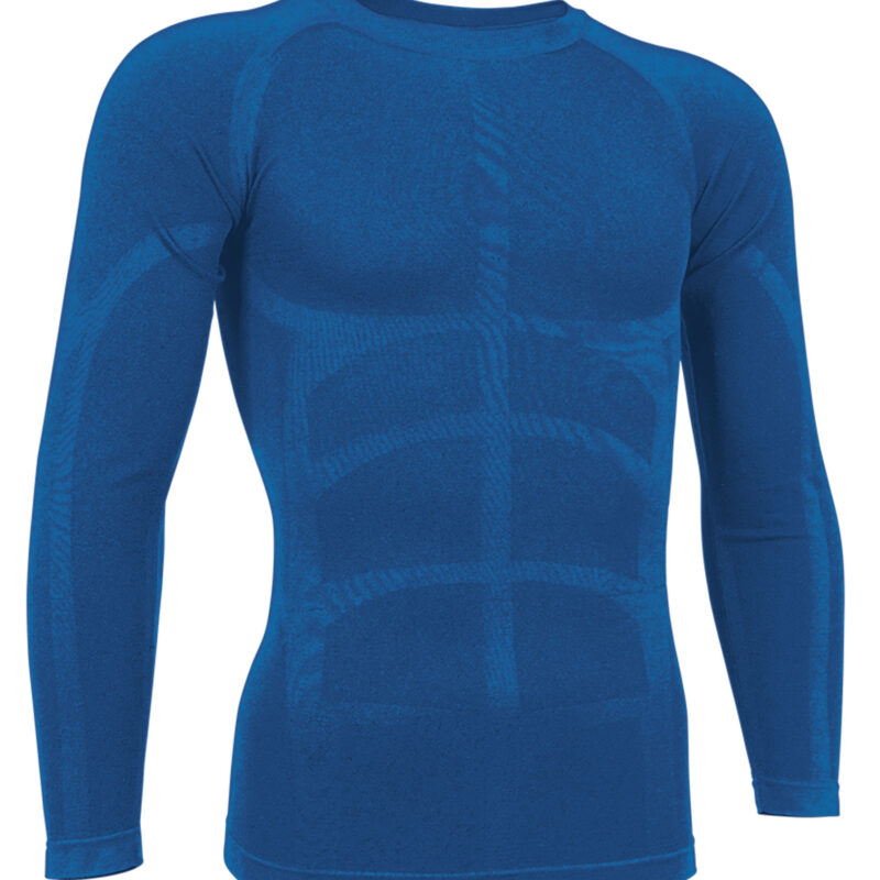 Μακρυμάνικο Stretchy Base Layer T-Shirt SKYNET - Μπλε ρουά
