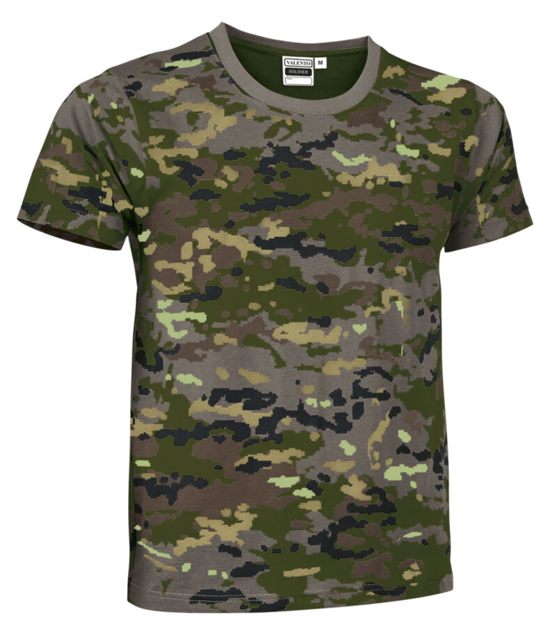T-Shirt SOLDIER - Pixelated Woodland Camouflage