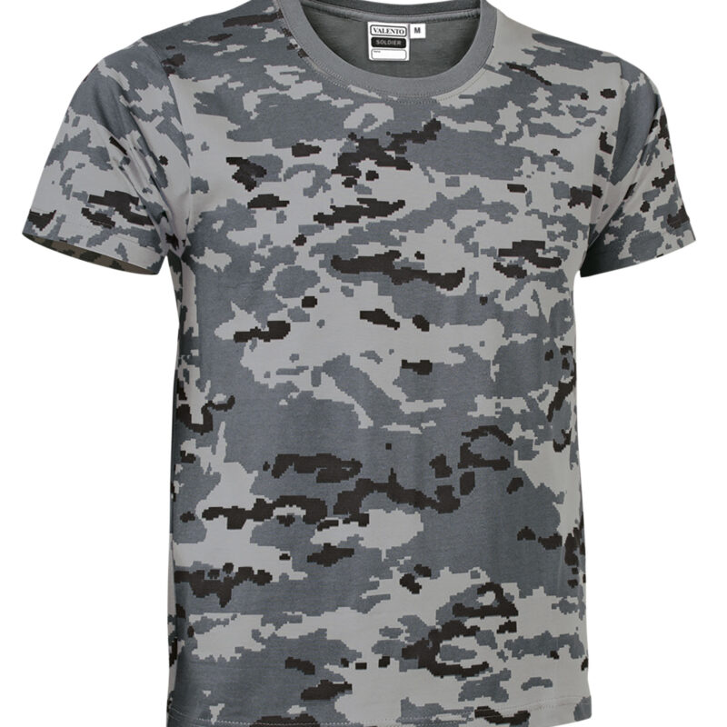 CAVASOLGX T-Shirt SOLDIER - Pixelated Γκρι