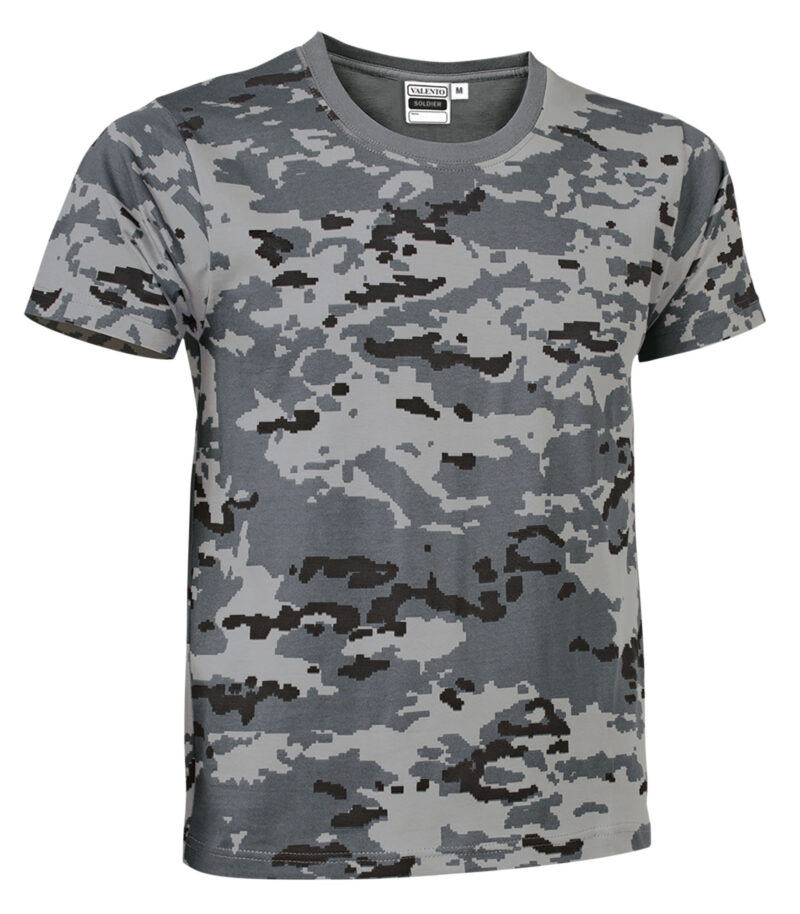 CAVASOLGX T-Shirt SOLDIER - Pixelated Γκρι