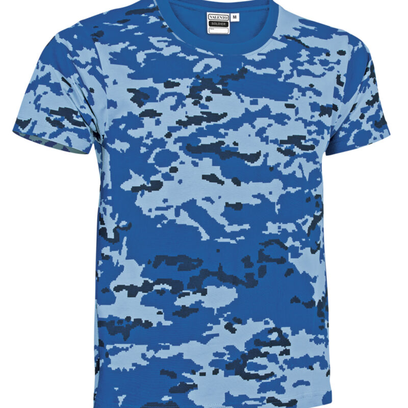CAVASOLZX T-Shirt SOLDIER - Pixelated Μπλε
