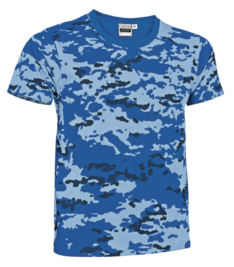 CAVASOLZX T-Shirt SOLDIER - Pixelated Μπλε