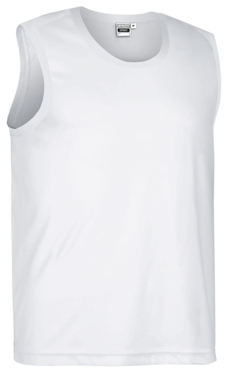 CAVASPTBL Sleeveless Sports T-Shirt SPRINT - Λευκό