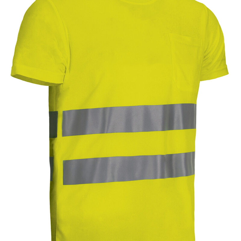 CAVASTRAF Υψηλής ορατότητας S/S T-Shirt STRAHAN - Fluo Κίτρινο