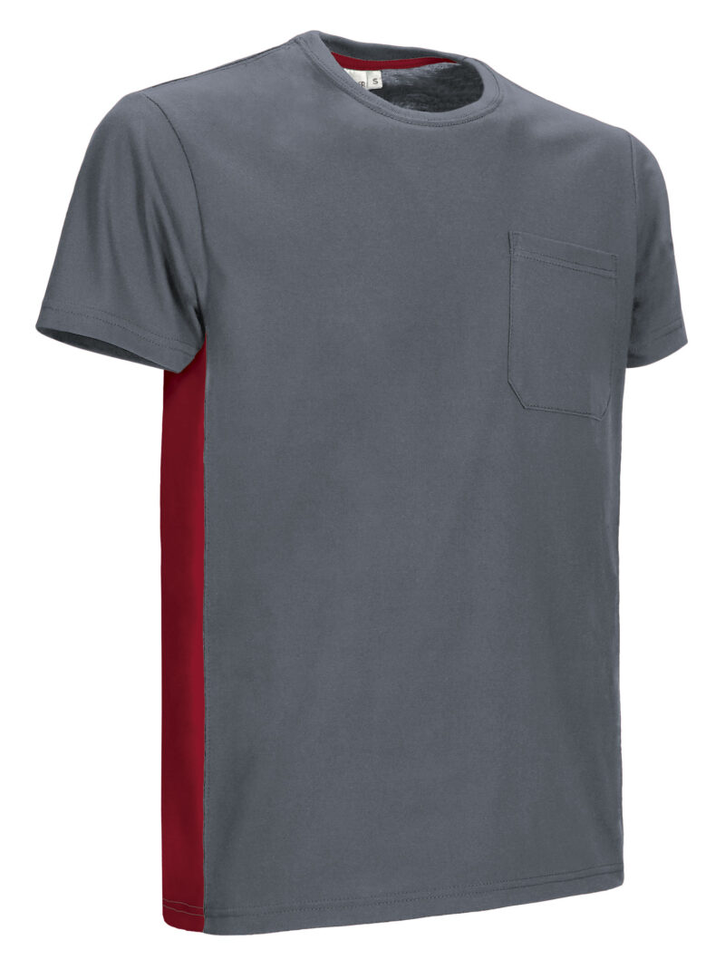 T-Shirt THUNDER - Cement Γκρι-Lotto Κόκκινο