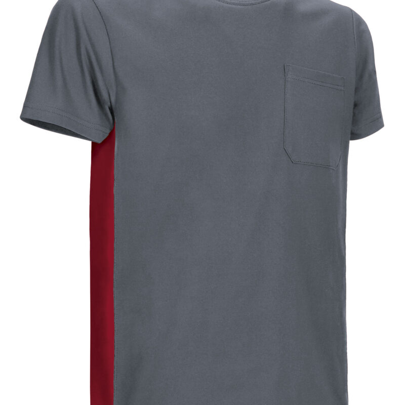 CAVATHUGR T-Shirt THUNDER - Cement Γκρι-Lotto Κόκκινο