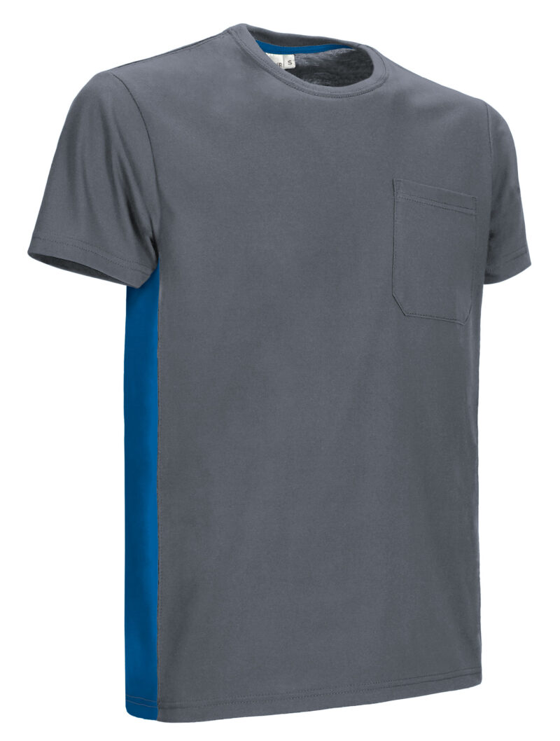 CAVATHUGY T-Shirt THUNDER - Cement Γκρι-Ρουά Μπλε