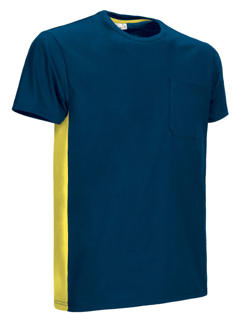 CAVATHUMA T-Shirt THUNDER - Orion Μπλε σκούρο Μπλε-Λεμονί Κίτρινο