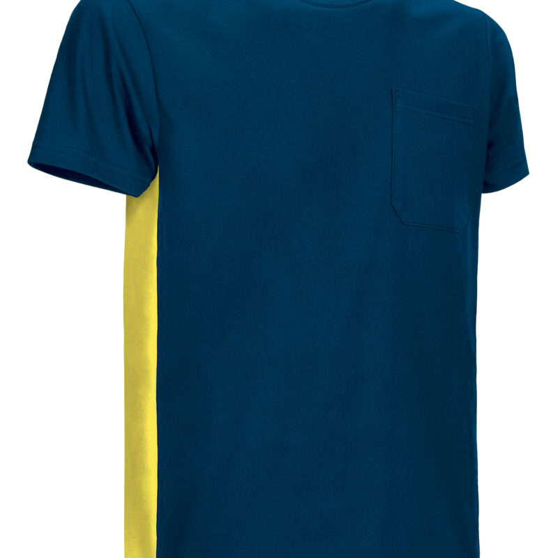 CAVATHUMA T-Shirt THUNDER - Orion Μπλε σκούρο Μπλε-Λεμονί Κίτρινο