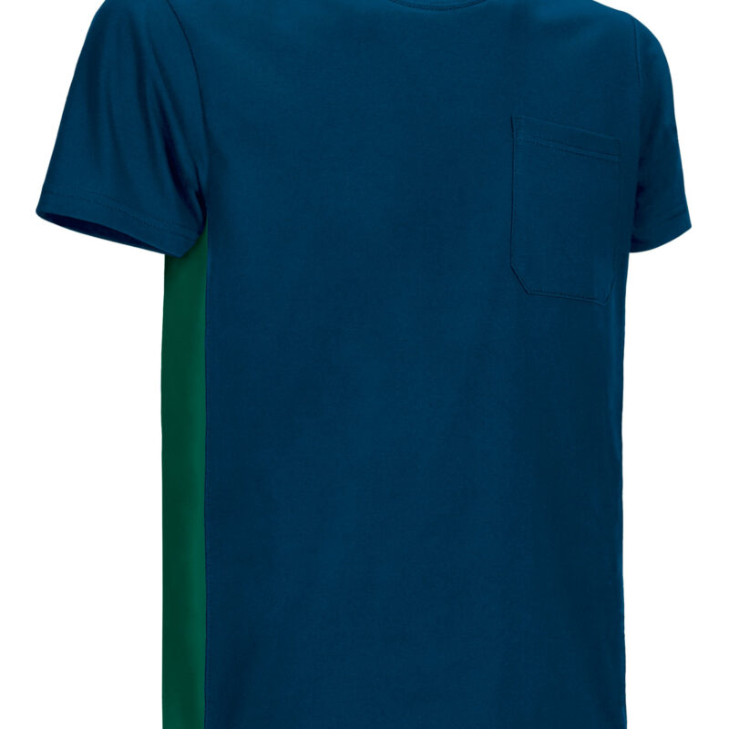 CAVATHUML T-Shirt THUNDER - Orion Μπλε σκούρο Μπλε-Μπουκαλί Πράσινο
