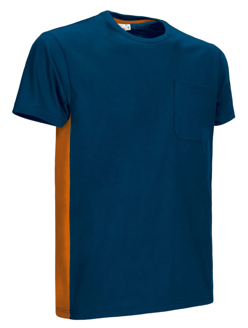 T-Shirt THUNDER - Orion Μπλε σκούρο Μπλε-Party Πορτοκαλί
