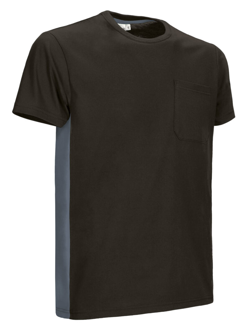 CAVATHUNG T-Shirt THUNDER - Μαύρο-Cement Γκρι