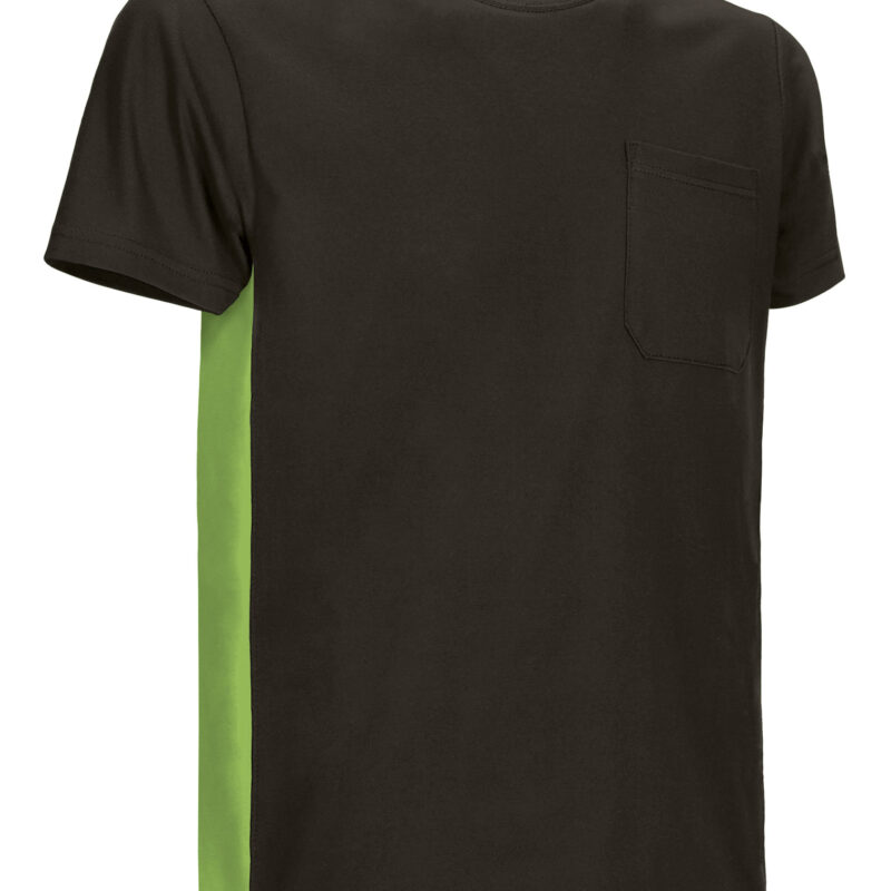CAVATHUNV T-Shirt THUNDER - Μαύρο-Μήλο Πράσινο