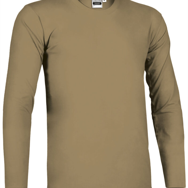 T-Shirt TIGER - Καφέ camel