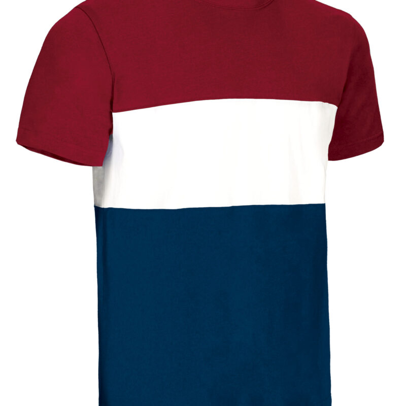 T-Shirt VARSITY - Lotto Κόκκινο-Λευκό-Orion Μπλε σκούρο Μπλε