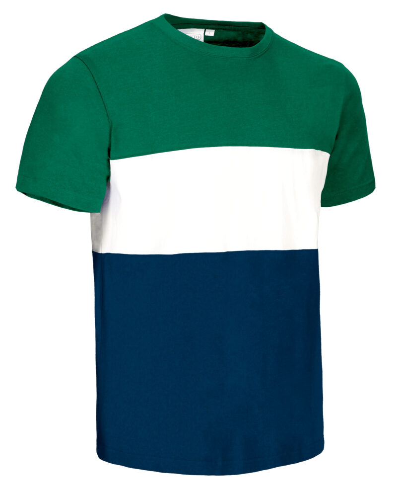 CAVAVARVB T-Shirt VARSITY - Kelly Πράσινο-Λευκό-Orion Μπλε σκούρο Μπλε