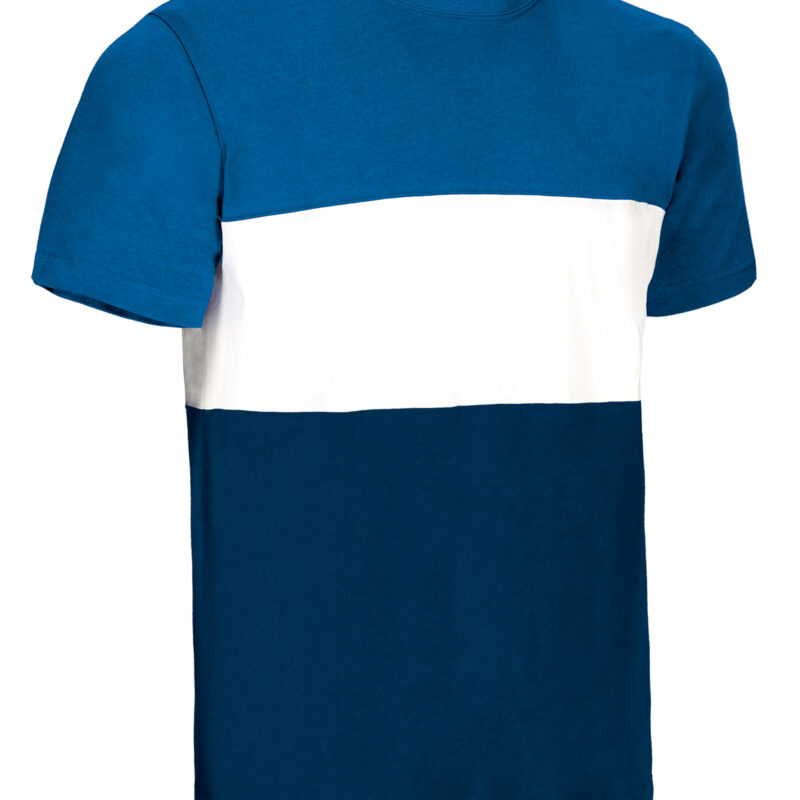 T-Shirt VARSITY - Ρουά Μπλε-Λευκό-Orion Μπλε σκούρο Μπλε