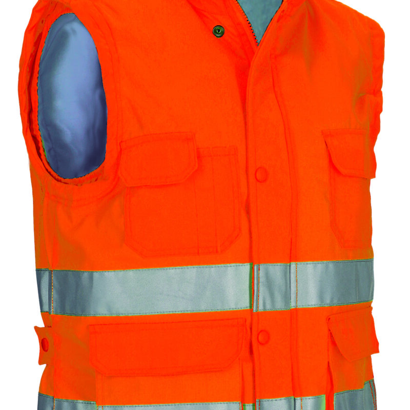 Υψηλής ορατότητας Vest ANCHORAGE - Fluo Πορτοκαλί