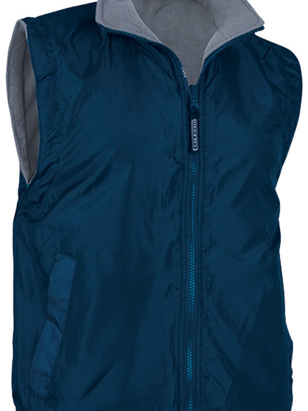 CHVAASPMG Reversible Vest ASPEN - Orion Μπλε σκούρο Μπλε-Smoke Γκρι