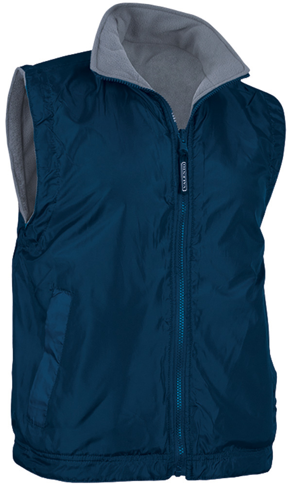 Reversible Vest ASPEN - Orion Μπλε σκούρο Μπλε-Smoke Γκρι