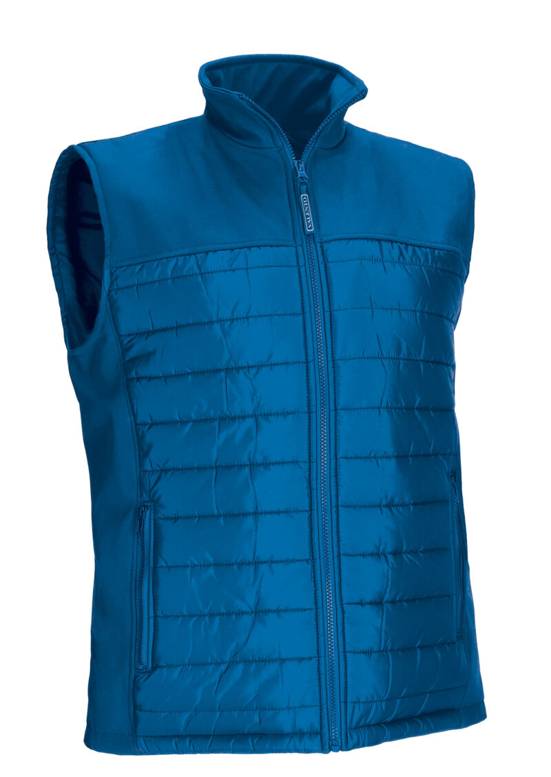 CHVAMULRY Padded Vest MULHOLLAND - Μπλε ρουά