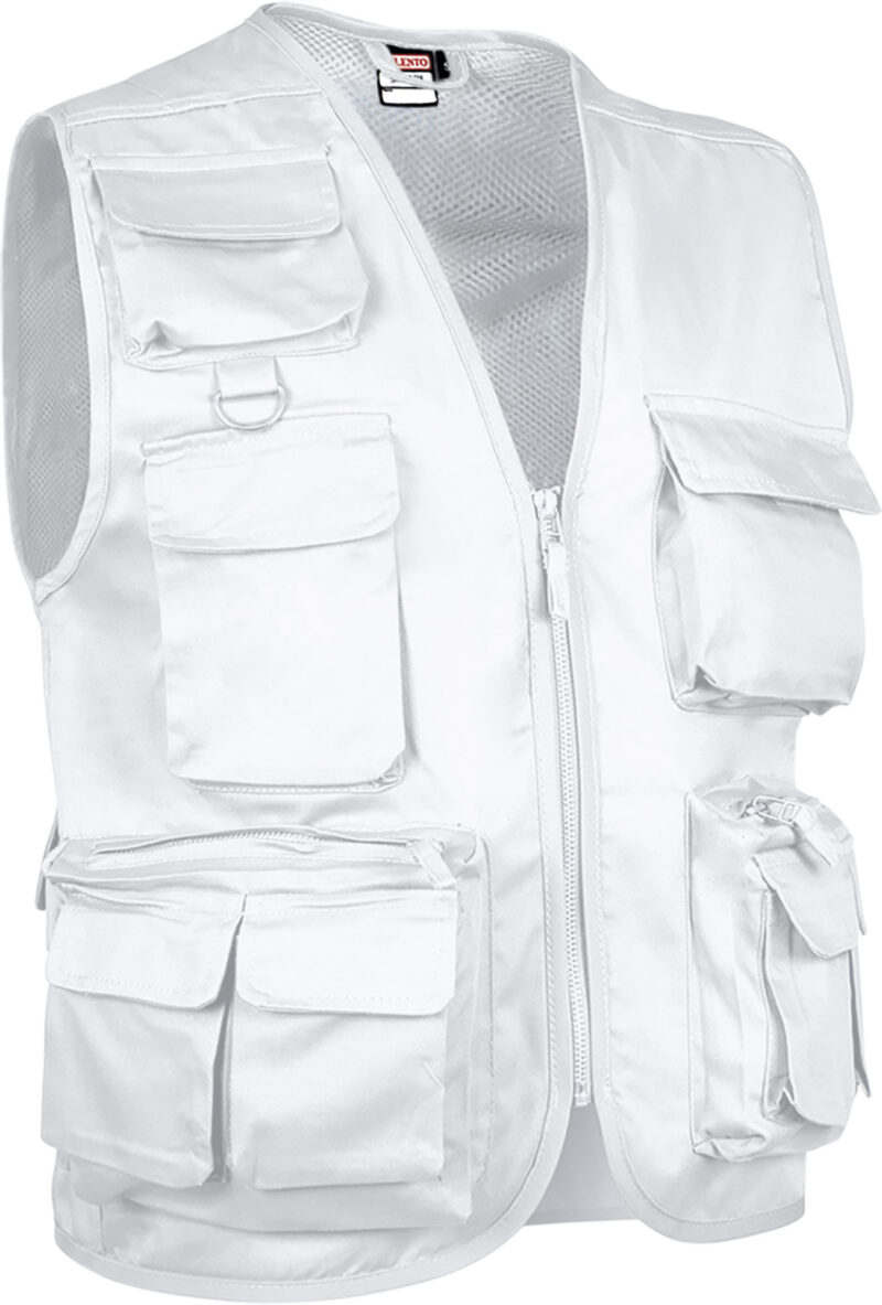 CHVASAFBL Lightweight Vest SAFARI - Λευκό