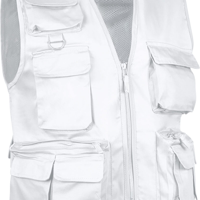 CHVASAFBL Lightweight Vest SAFARI - Λευκό