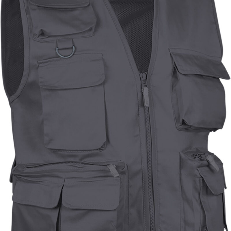 CHVASAFGC Lightweight Vest SAFARI - Charcoal Γκρι