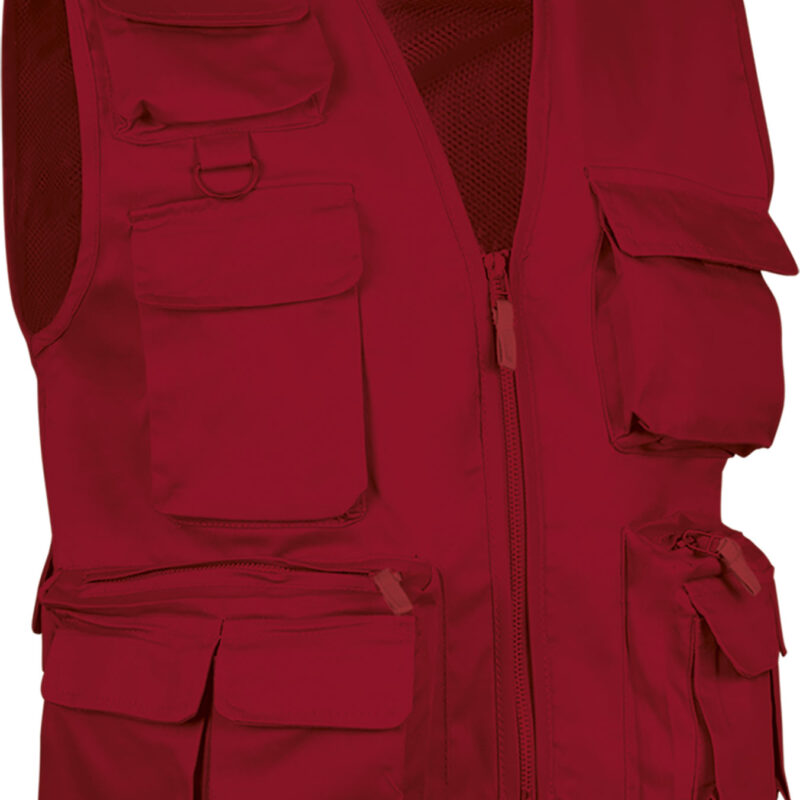 CHVASAFRJ Lightweight Vest SAFARI - Κόκκινο lotto