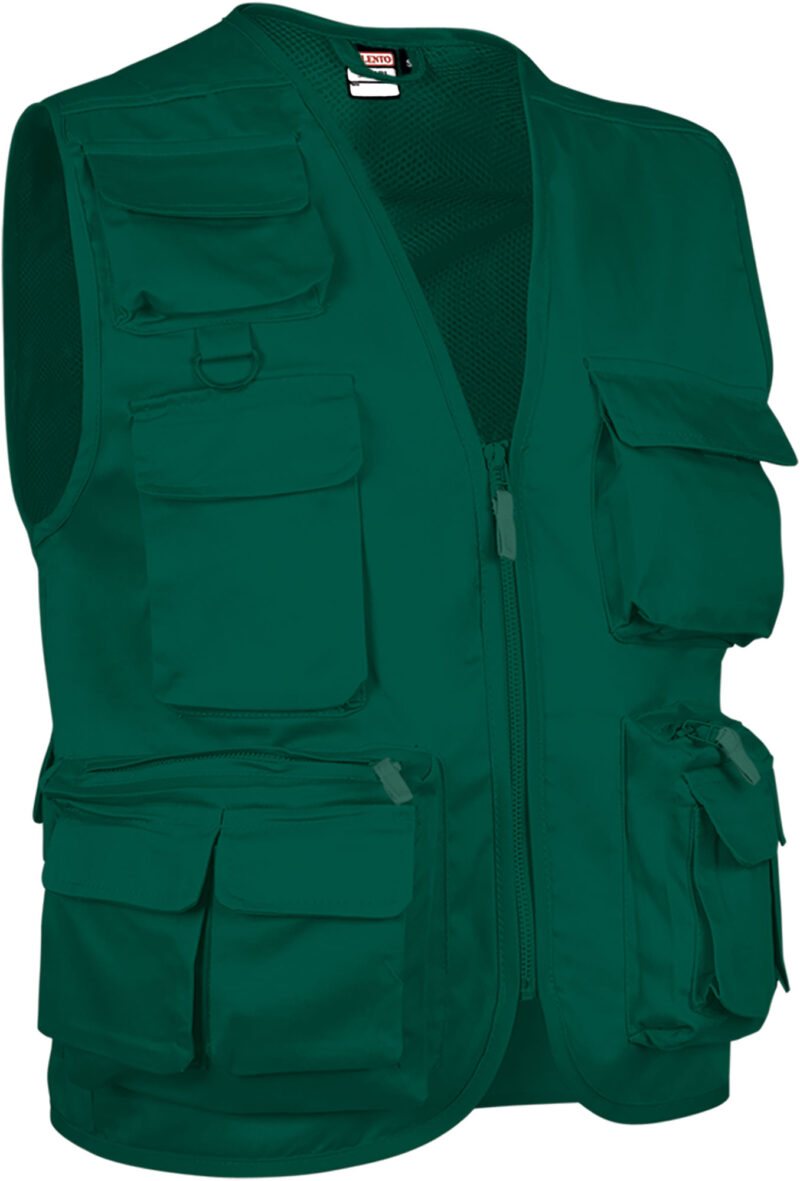 CHVASAFVB Lightweight Vest SAFARI - Πράσινο μπουκαλί