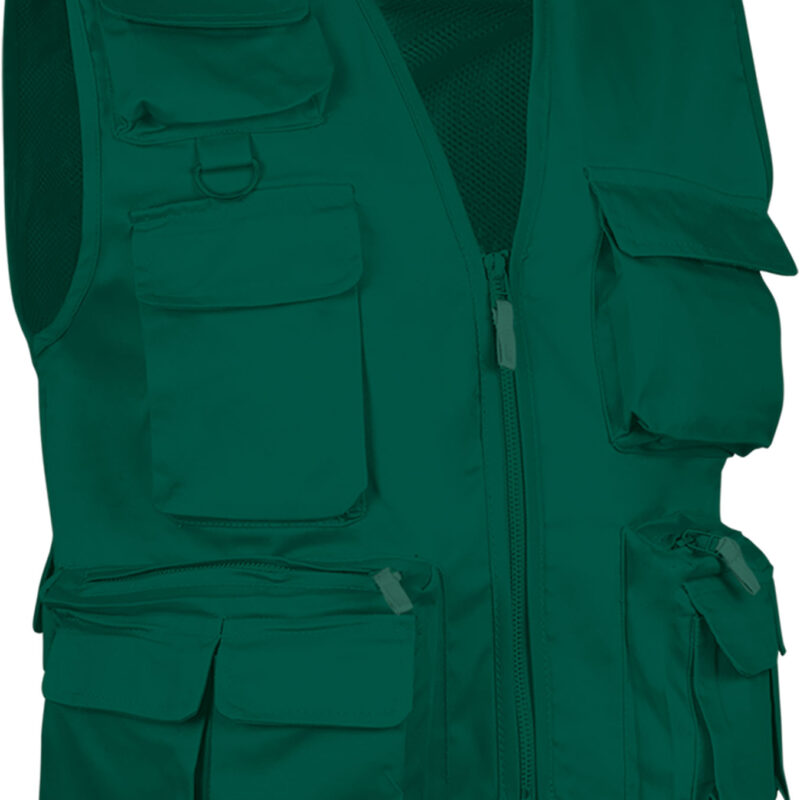 CHVASAFVB Lightweight Vest SAFARI - Πράσινο μπουκαλί