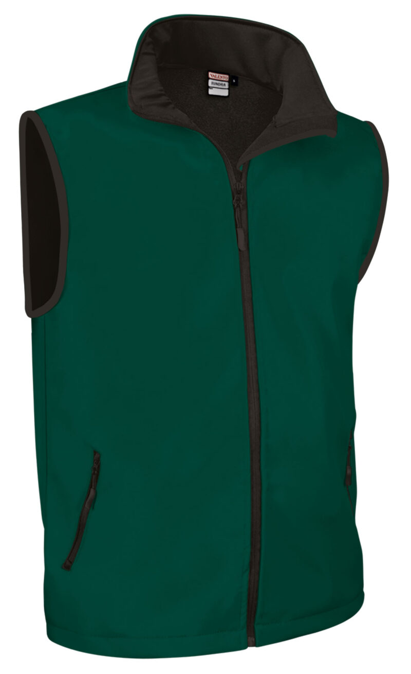 CHVATUNVB Softshell Vest TUNDRA - Πράσινο μπουκαλί
