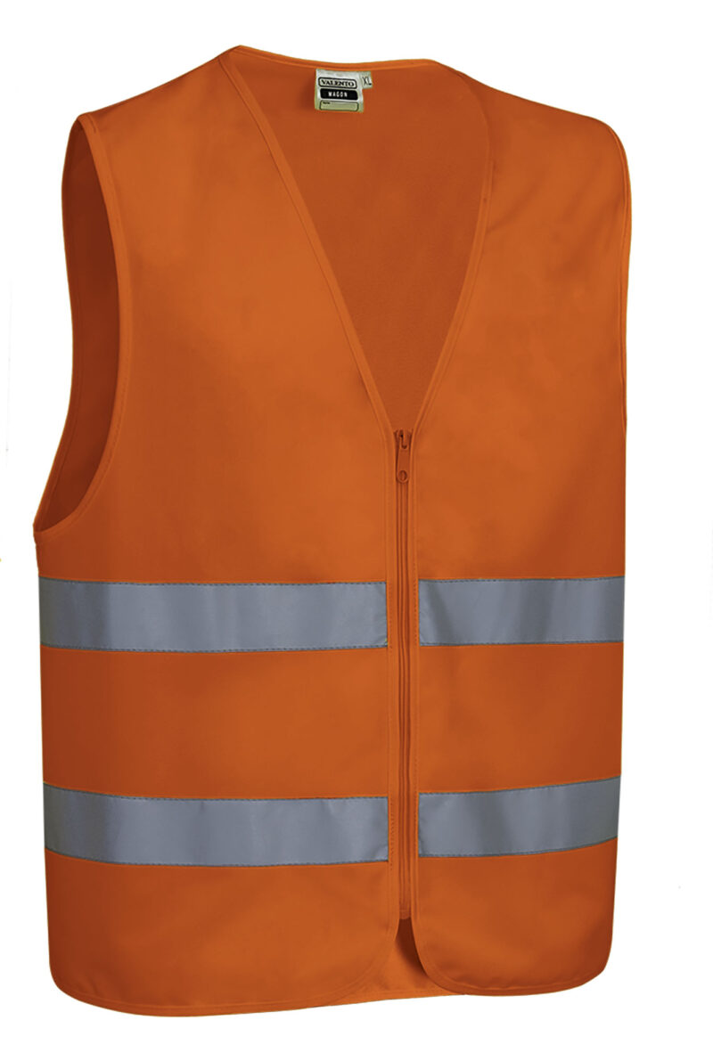 CHVAWAGNF Υψηλής ορατότητας Safety Vest WAGON - Fluo Πορτοκαλί