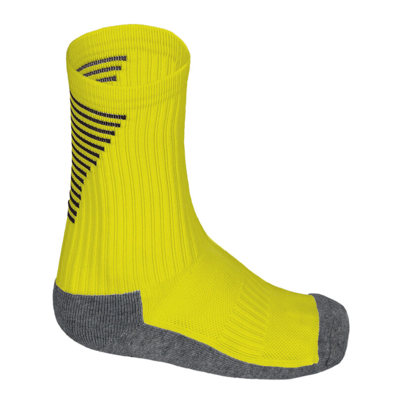 CLVABOLAN Αθλητικό Socks BOLT - Λεμονί Κίτρινο-Μαύρο-Marengo Μελανζέ