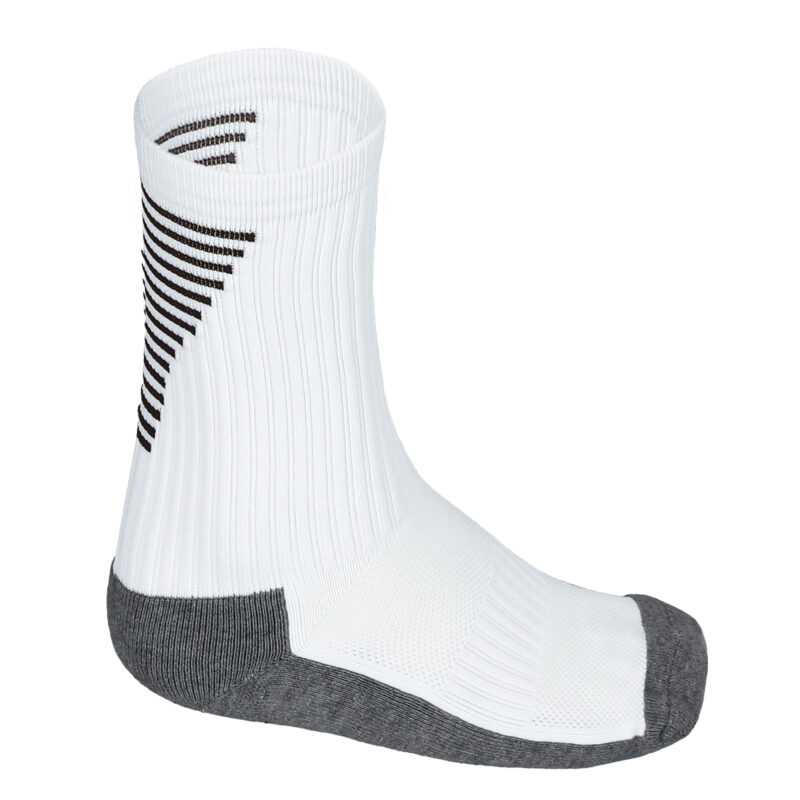 CLVABOLBN Αθλητικό Socks BOLT - Λευκό-Μαύρο-Marengo Μελανζέ